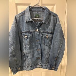 Wild Fable Blue Jean Jacket washed out size S
